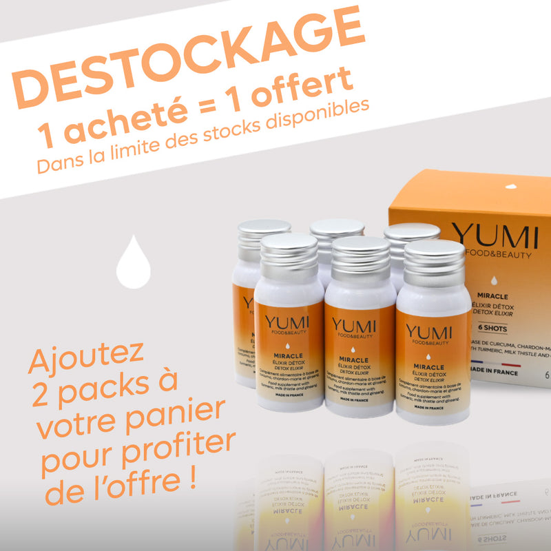 MIRACLE - Elixir détox x6 shots