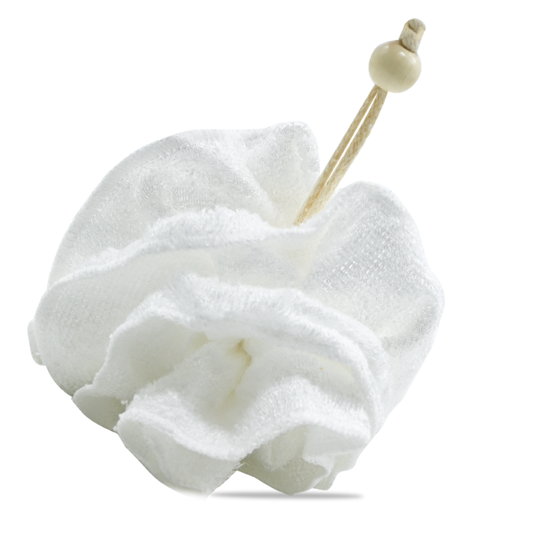 Fleur de douche fibres de bambou